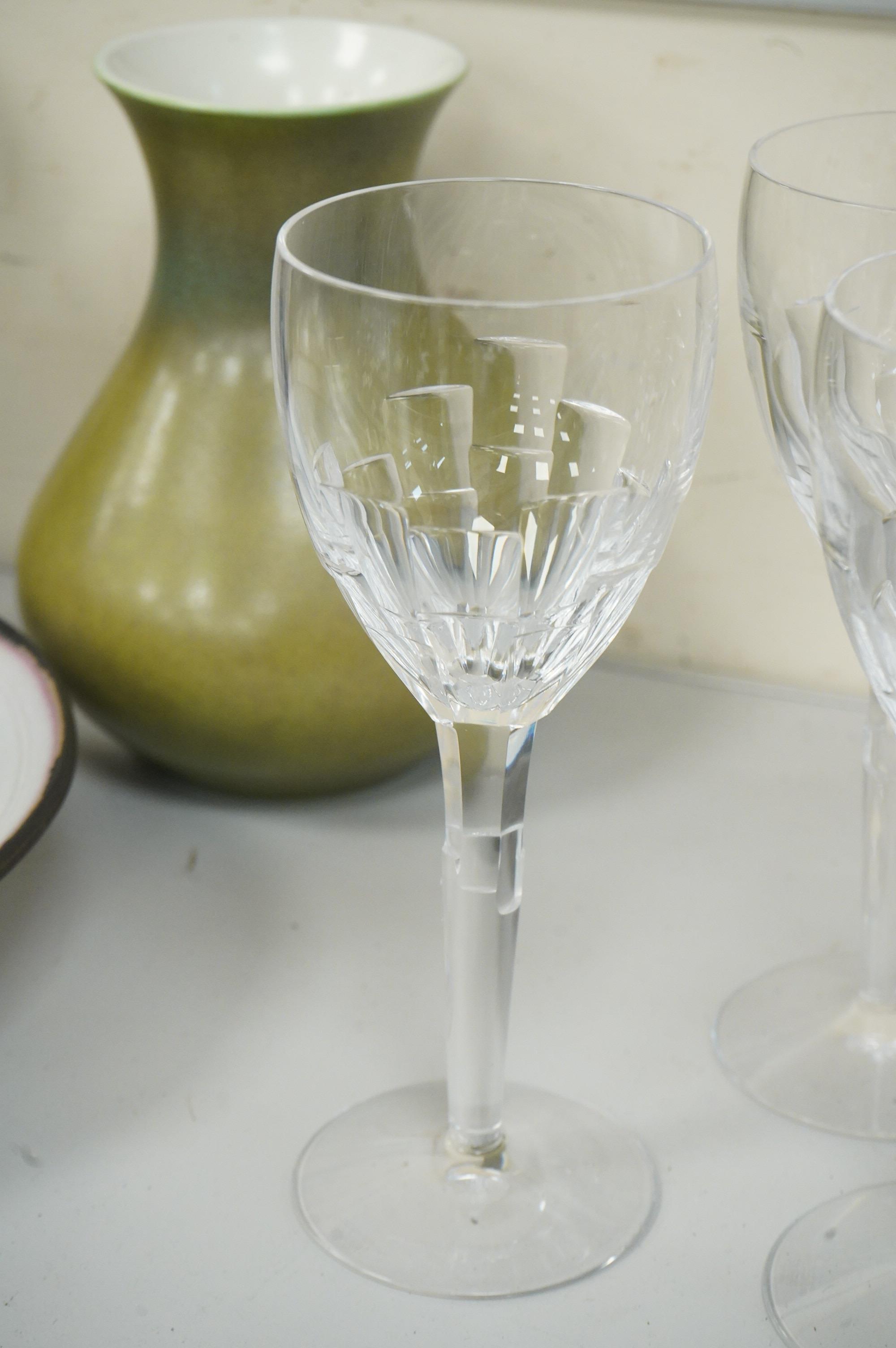 Jasper Conran wine and champagne glasses and a carafe (11)